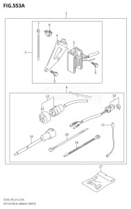 DF20A From 02002F-410001 (P03)  2014 drawing OPT:ELECTRICAL (MANUAL STARTER) (DF9.9B:P03:M-STARTER)