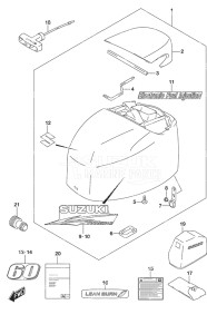 Outboard DF 60A drawing Engine Cover