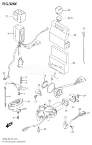 DF250A From 25003P-610001 (E01 E40)  2016 drawing PTT SWITCH /​ ENGINE CONTROL UNIT (DF250A:E01)