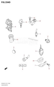 DF15A From 01504F-310001 (P01)  2013 drawing SENSOR /​ SWITCH (DF15AR:P01)