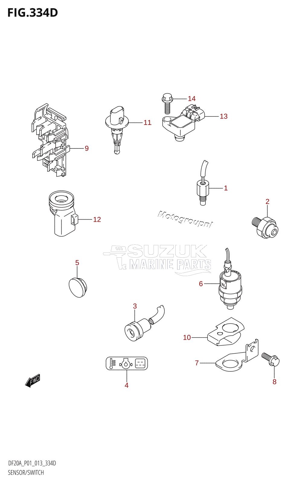 SENSOR /​ SWITCH (DF15AR:P01)