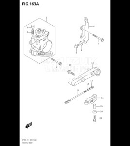 08002F-240001 (2022) 80hp E01 E40-Gen. Export 1 - Costa Rica (DF80AT  DF80AT) DF80A drawing THROTTLE BODY