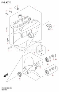 DF40A From 04003F-510001 (E01 E13)  2015 drawing GEAR CASE (DF40AST:E34)