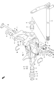 Outboard DF 150 drawing Swivel Bracket