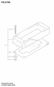 DF25A From 02504F-810001 (P01)  2018 drawing OPT:REMOTE CONTROL SPACER (DF25A,DF25ATH,DF30A,DF30ATH,DF30AQ)