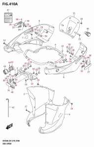 DF350A From 35001F-910001 (E01)  2019 drawing SIDE COVER