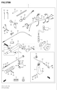 01502F-510001 (2005) 15hp P01-Gen. Export 1 (DF15K5  DF15RK5) DF15 drawing OPT:TILLER HANDLE (K5,K6,K7,K8,K9,K10,011)