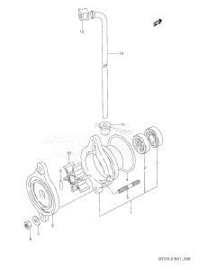 DT2 From 0201-783131 ()  1987 drawing WATER PUMP