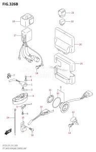 DF200Z From 20002Z-910001 (E01 E40)  2019 drawing PTT SWITCH /​ ENGINE CONTROL UNIT (DF200T:E40)