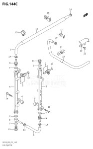 25003Z-210001 (2012) 250hp E03-USA (DF250Z) DF250Z drawing FUEL INJECTOR (DF225T:E03)