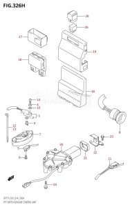 DF150 From 15002F-410001 (E01 E40)  2014 drawing PTT SWITCH /​ ENGINE CONTROL UNIT (DF150ZG:E40)