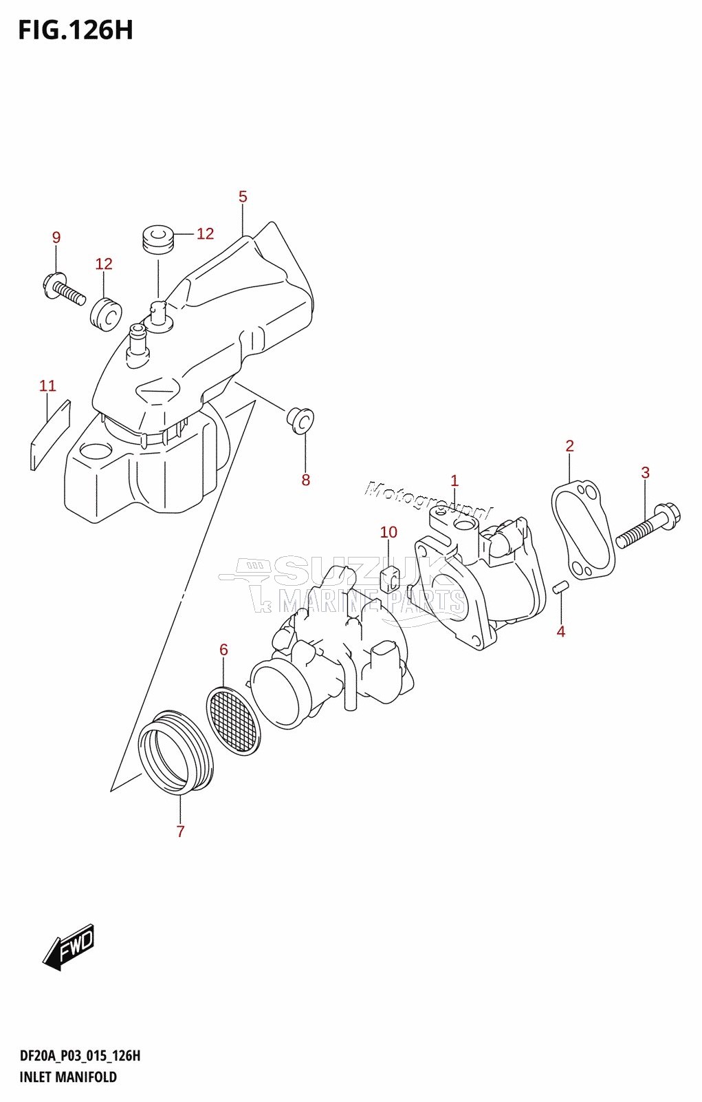 INLET MANIFOLD (DF20A:P03)