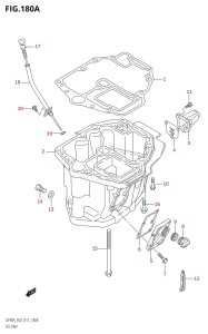 DF80A From 08002F-310001 (E03)  2013 drawing OIL PAN