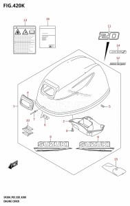 DF9.9B From 00995F-040001 (E03 P03)  2020 drawing ENGINE COVER (DF20A)