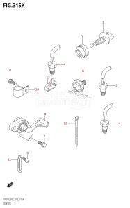 DF250Z From 25003Z-210001 (E01 E40)  2012 drawing SENSOR (DF250T:E40)