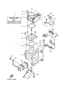 FL225BETX drawing THROTTLE-BODY