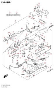 DF60A From 06002F-040001 (E01 E40)  2020 drawing TILLER HANDLE (DF40ATH,DF50ATH)