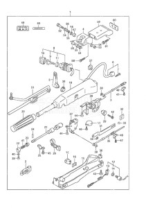 DF 40A drawing Tiller Handle