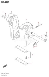 DF70A From 07003F-140001 (E11 E40)  2021 drawing CLAMP BRACKET (DF70A,DF70ATH,DF80A,DF90A,DF90ATH,DF100B)