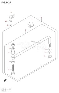 DF250 From 25003F-210001 (E01 E40)  2012 drawing DRAG LINK