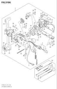 14003F-710001 (2017) 140hp E11 E40-Gen. Export 1-and 2 (DF140AT) DF140A drawing OPT:REMOTE CONTROL (2) (DF140AT:E40)