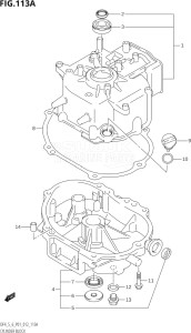 00502F-310001 (2013) 5hp P01-Gen. Export 1 (DF5) DF5 drawing CYLINDER BLOCK