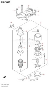 DF60 From 06001F-680001 (E01)  2006 drawing STARTING MOTOR (K1,K2,K3,K4,K5,K6,K7,K8,K9)