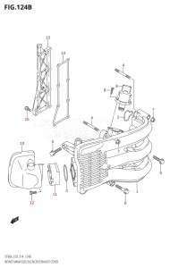 06003F-410001 (2014) 60hp E03-USA (DF60AVT) DF60A drawing INTAKE MANIFOLD / SILENCER / EXHAUST COVER (DF50A)