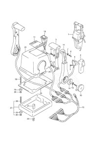 Outboard DF 140A drawing Top Mount Dual (1)