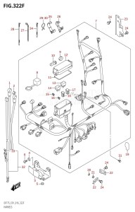 DF175TG From 17502F-610001 (E01 E40)  2016 drawing HARNESS (DF150Z:E40)