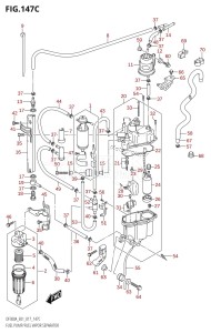 DF250A From 25003P-710001 (E01 E40)  2017 drawing FUEL PUMP /​ FUEL VAPOR SEPARATOR (DF250A:E01)