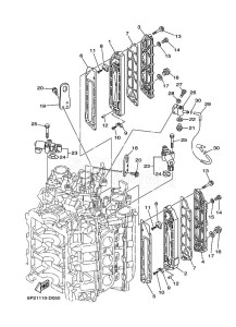 FL250AETX drawing CYLINDER-AND-CRANKCASE-3