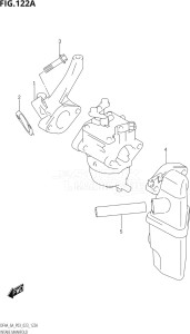 00603F-340001 (2023) 6hp P03-U.S.A (DF6A) DF6A drawing INTAKE MANIFOLD