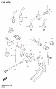 DF300A From 30002P-240001 (E11)  2022 drawing SENSOR (L-TRANSOM)