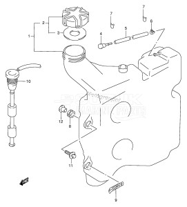 DT90 From 09001-971001 ()  1999 drawing OIL TANK