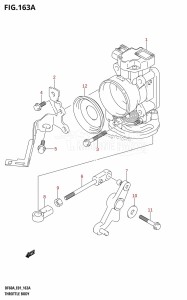 DF50A From 05003F-110001 (E01)  2011 drawing THROTTLE BODY