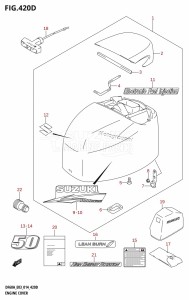 DF50A From 05003F-410001 (E03)  2014 drawing ENGINE COVER (DF50AVT)