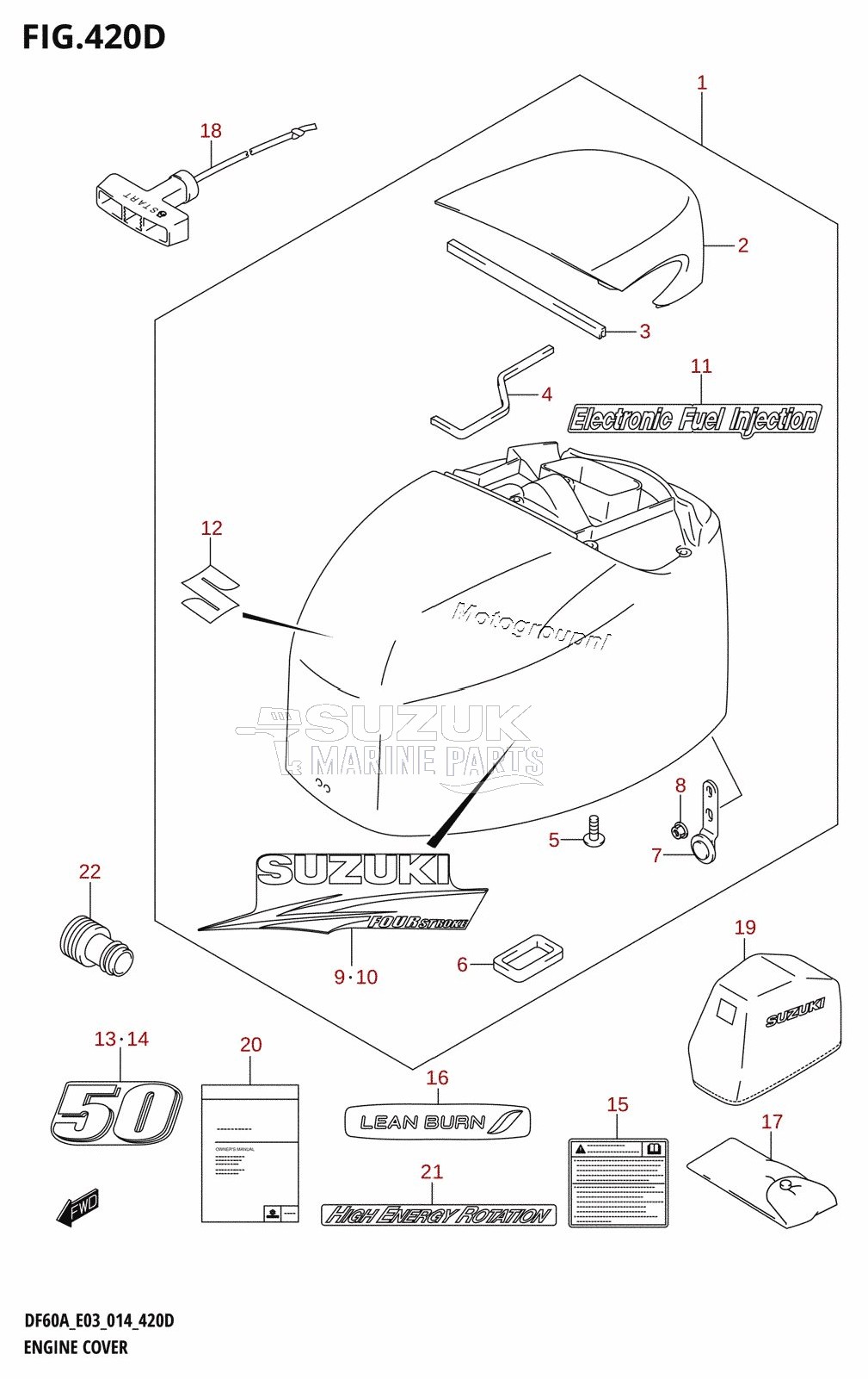 ENGINE COVER (DF50AVT)