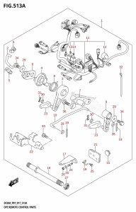 DF9.9B From 00995F-710001 (P01)  2017 drawing OPT:REMOTE CONTROL PARTS (DF9.9B:P01)