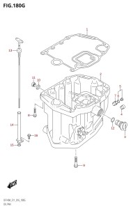 DF140AZ From 14003Z-610001 (E03)  2016 drawing OIL PAN (DF140AT:E40)