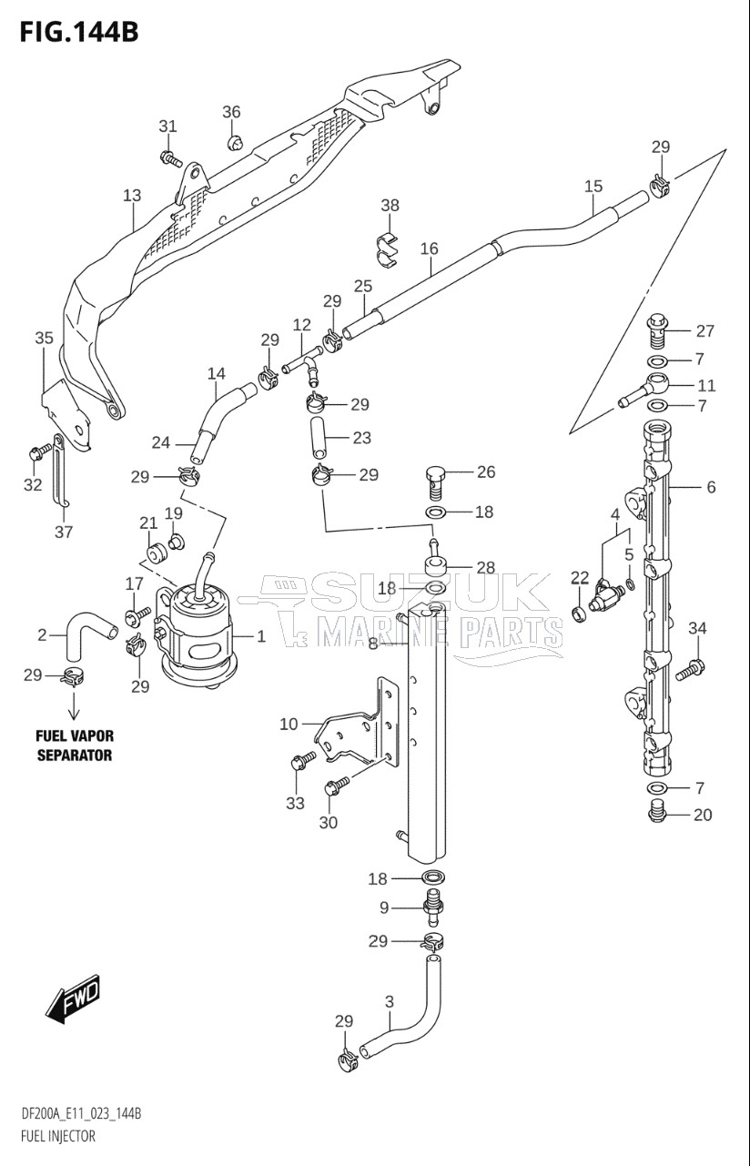 FUEL INJECTOR (E40)