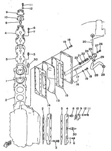 150A drawing CYLINDER--CRANKCASE-2