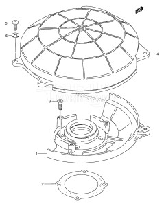 DT85TC From 8501-231001 ()  1993 drawing OIL SEAL HOUSING (WT,WQ,WHQ ~MODEL:94)