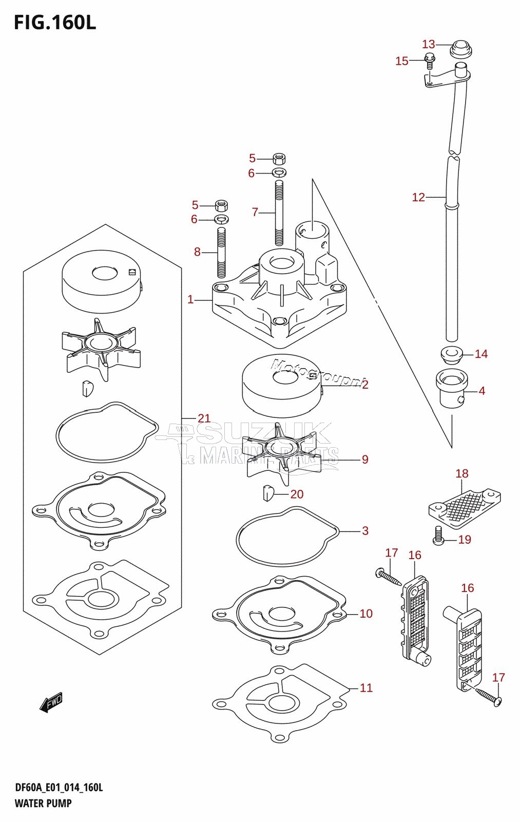 WATER PUMP (DF60ATH:E01)