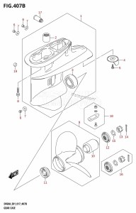 DF50A From 05004F-710001 (E01)  2017 drawing GEAR CASE (DF40AQH:E01)