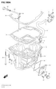 15002Z-040001 (2020) 150hp E40-Costa Rica (DF150WZ  DF150WZ) DF150 drawing OIL PAN