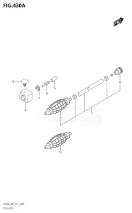 05004F-710001 (2017) 50hp E03-USA (DF50AVT) DF50A drawing FUEL HOSE