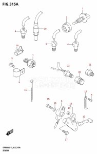 DF300A From 30002P-240001 (E11)  2022 drawing SENSOR (X-TRANSOM,XX-TRANSOM)