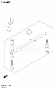 DF40A From 04003F-210001 (E01)  2012 drawing DRAG LINK (DF50ATH:E01)