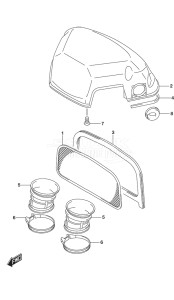 Outboard DF 250 drawing Silencer